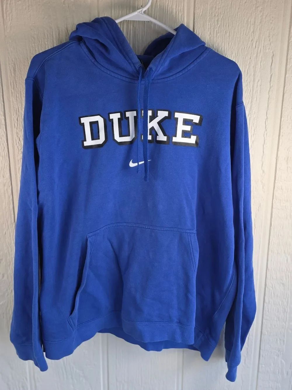 Men's Nike Duke Blue Pullover Hoodie, Size XL